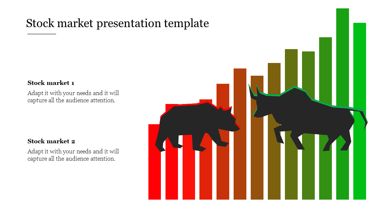 stock market presentation template